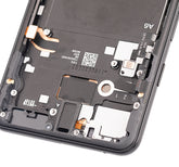 OLED Assembly With Frame Compatible For Google Pixel 3 Replacement (Genuine OEM) (Just Black)