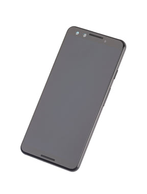 OLED Assembly With Frame Compatible For Google Pixel 3 Replacement (Refurbished) (Just Black)