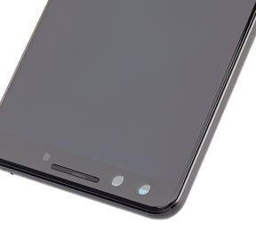 OLED Assembly With Frame Compatible For Google Pixel 3 Replacement (Refurbished) (Just Black)