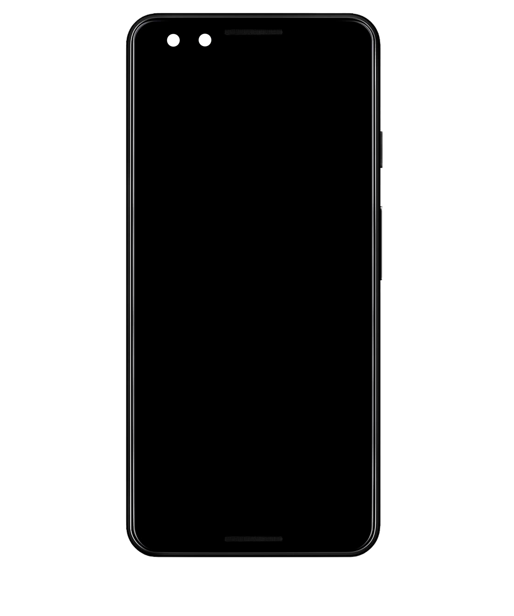 OLED Assembly With Frame Compatible For Google Pixel 3 Replacement (Refurbished) (Just Black)