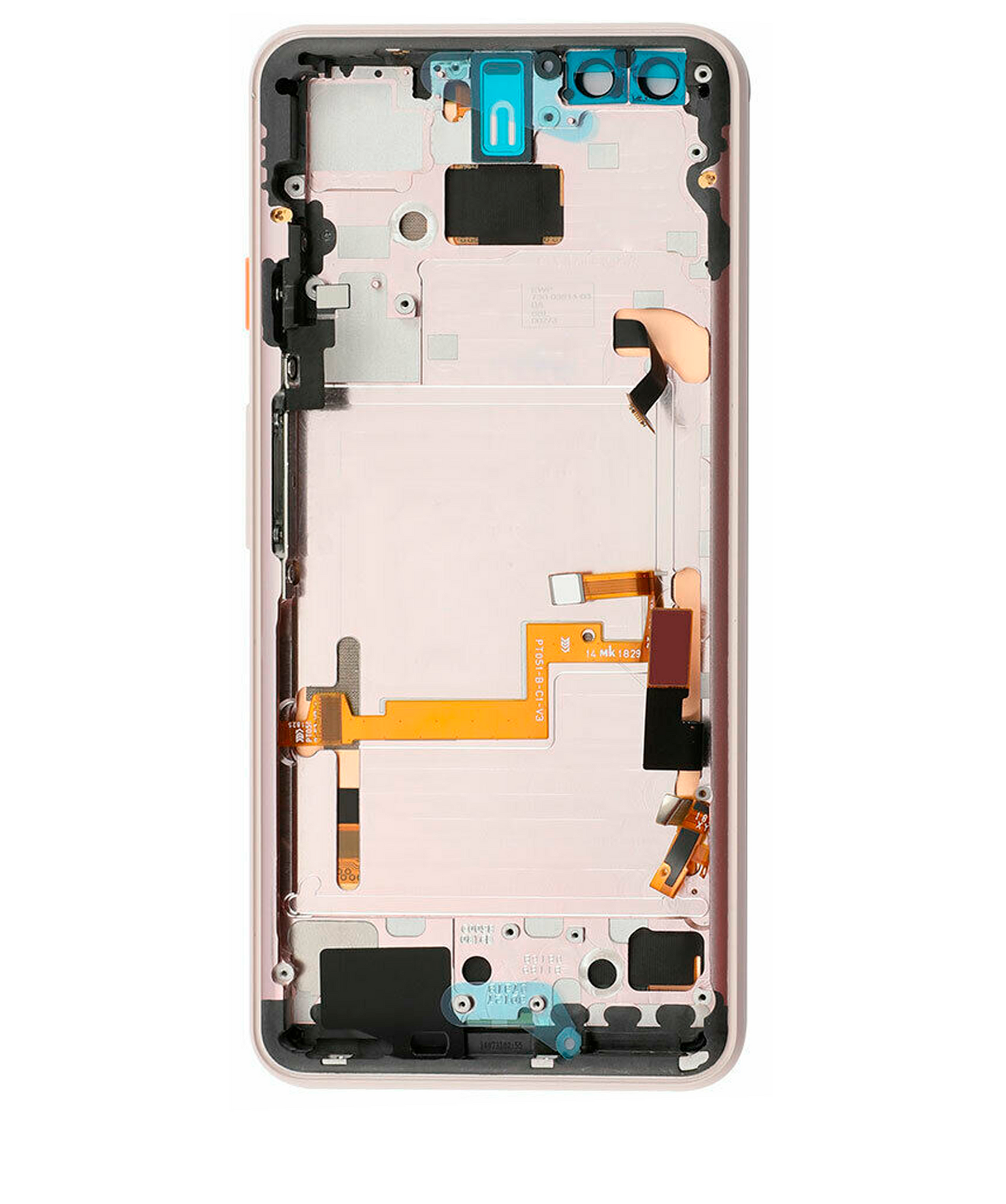 OLED Assembly With Frame Compatible For Google Pixel 3 Replacement (Refurbished) (Pink)