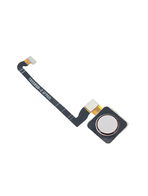Replacement Home Button With Fingerprint Sensor Compatible For Google Pixel 3 (Clearly White)