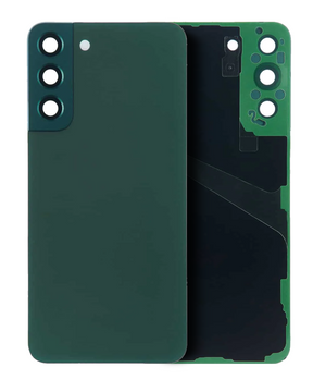 Back Cover Glass With Camera Lens Compatible Samsung Galaxy S22 5G Replacement(Green) (Service Pack)