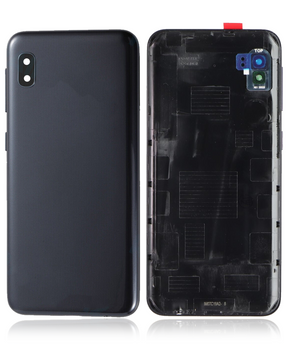 Back Cover Glass With Camera Lens Compatible Samsung Galaxy A10E (A102 / 2019) (Black) (Service Pack)