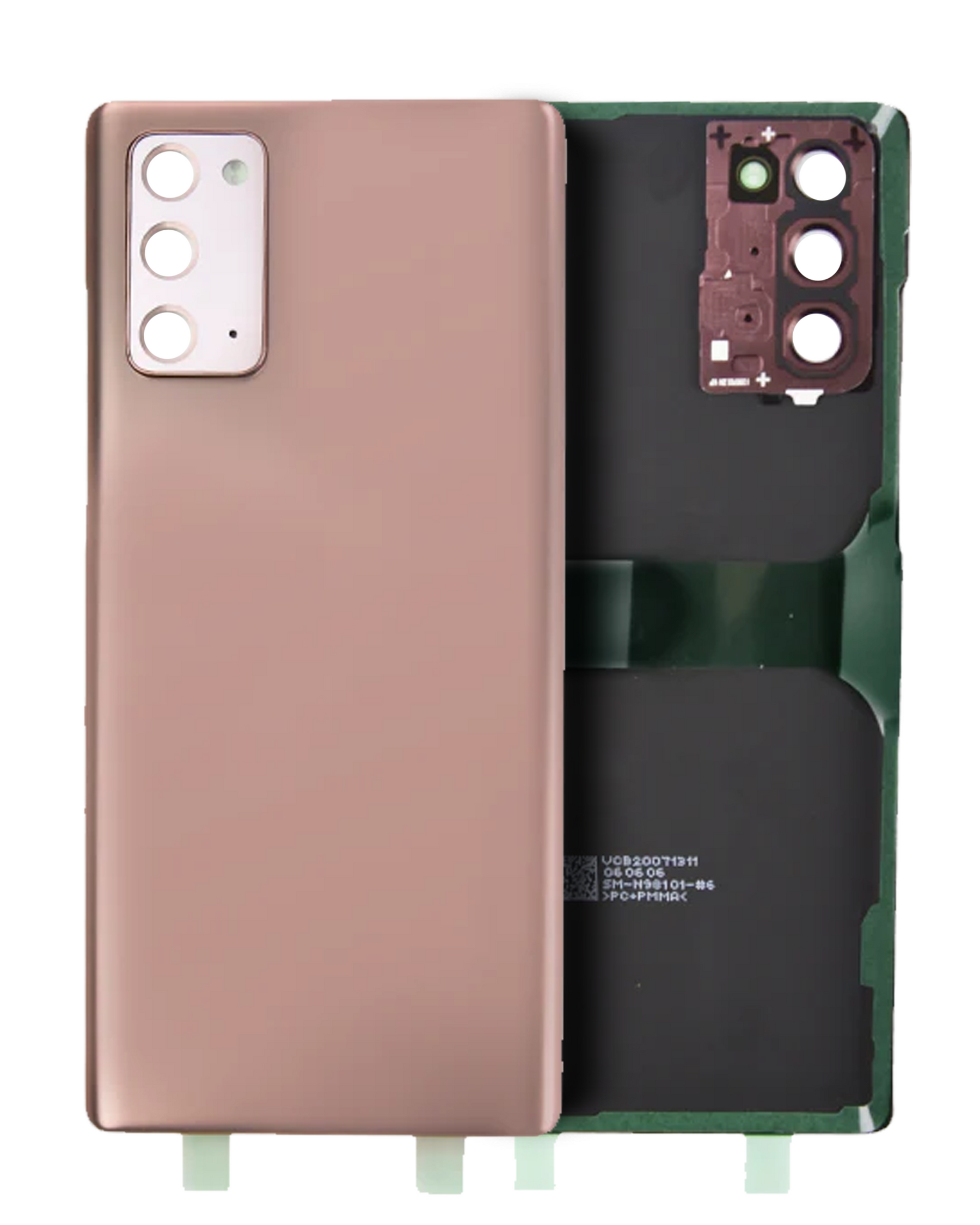 Replacement Back Cover Glass With Camera Lens Compatible Samsung Galaxy Note 20 Ultra (Mystic Bronze) (Service Pack)