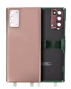 Replacement Back Cover Glass With Camera Lens Compatible Samsung Galaxy Note 20 Ultra (Mystic Bronze) (Service Pack)