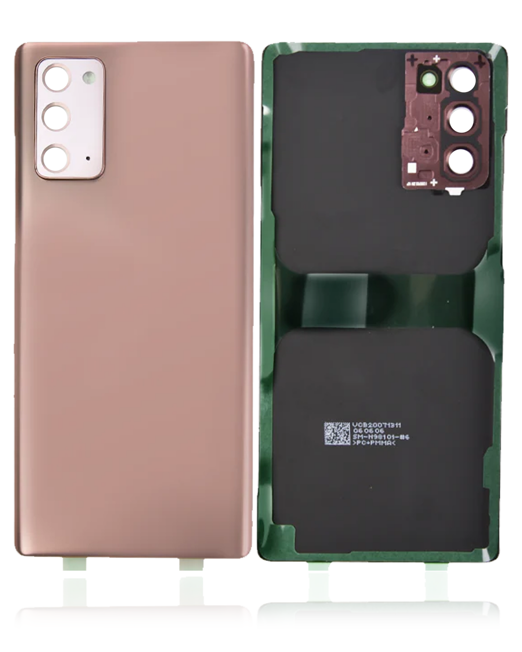 Replacement Back Cover Glass With Camera Lens Compatible Samsung Galaxy Note 20 Ultra (Mystic Bronze) (Service Pack)