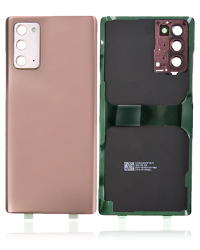Replacement Back Cover Glass With Camera Lens Compatible Samsung Galaxy Note 20 Ultra (Mystic Bronze) (Service Pack)