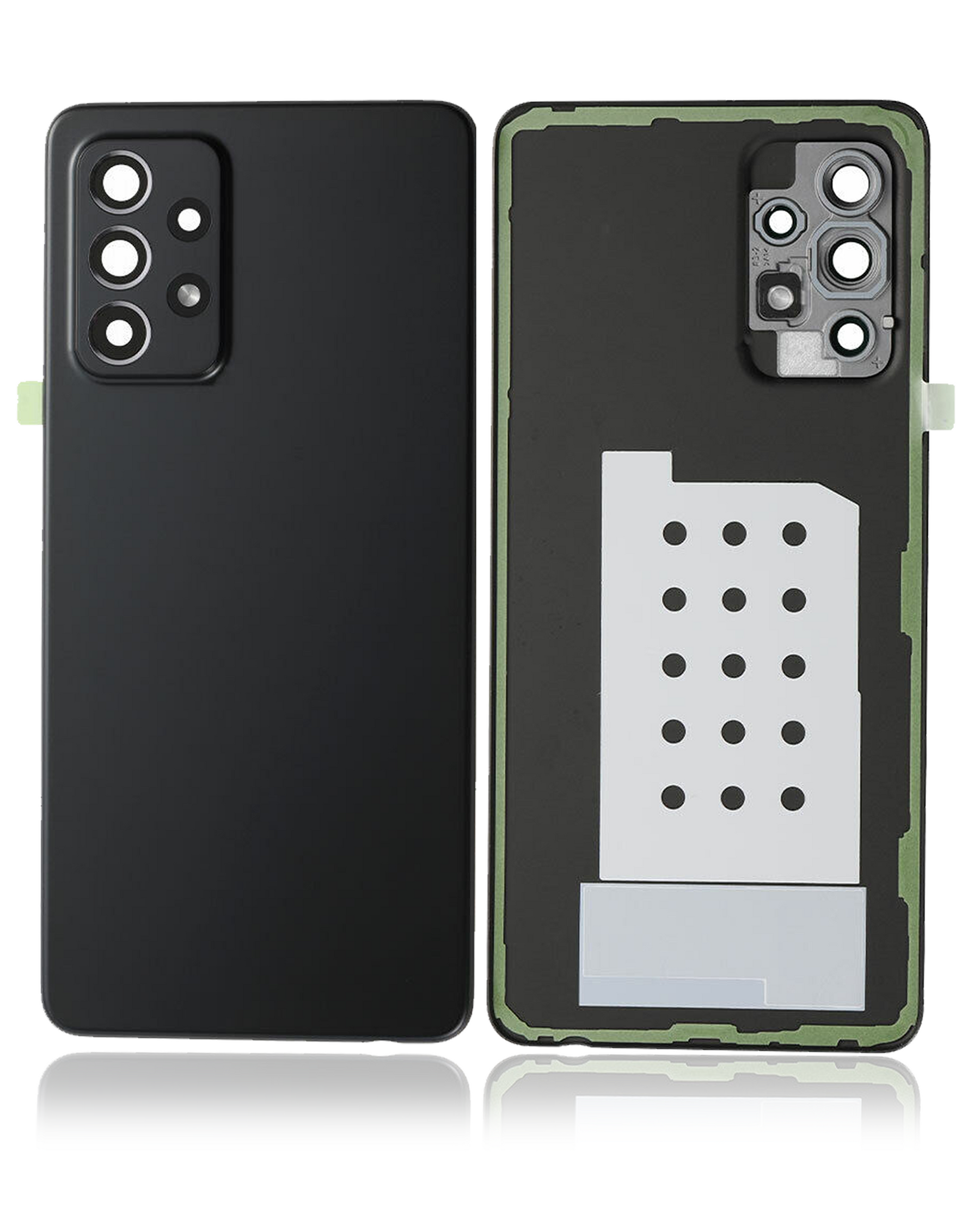 Replacement Back Cover Glass With Camera Lens Compatible Samsung Galaxy A52 5G (A526 / 2021) (Service Pack) (Awesome Black)
