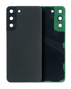 Replacement Back Cover Glass With Camera Lens Compatible Samsung Galaxy S22 Plus (Service Pack) (Phantom Black)