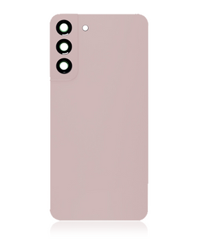 Replacement Back Cover Glass With Camera Lens Compatible Samsung Galaxy S22 Plus (Service Pack) (Pink Gold)