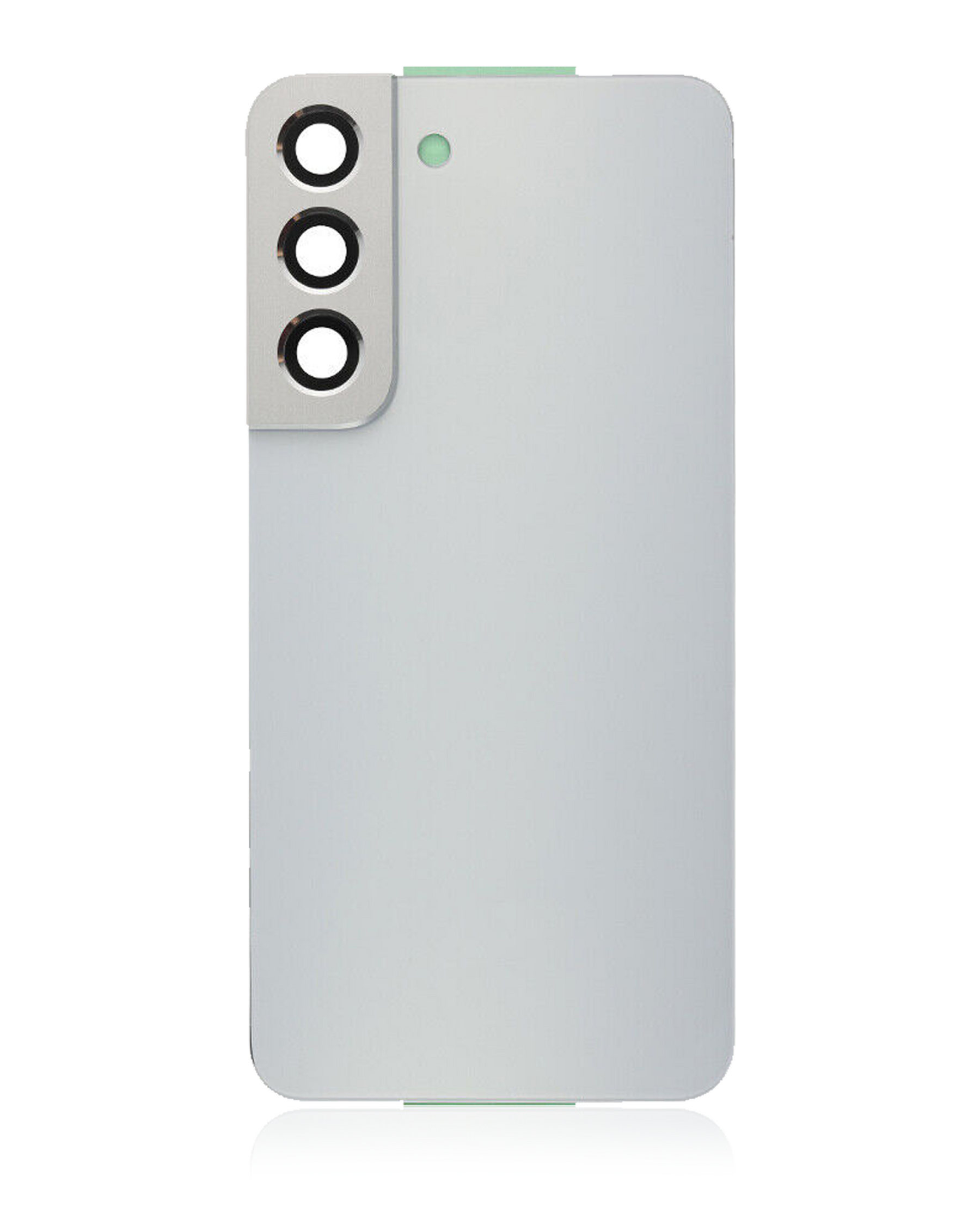 Back Cover Glass With Camera Lens Compatible Samsung Galaxy S22 Plus Replacement (Service Pack) (White)