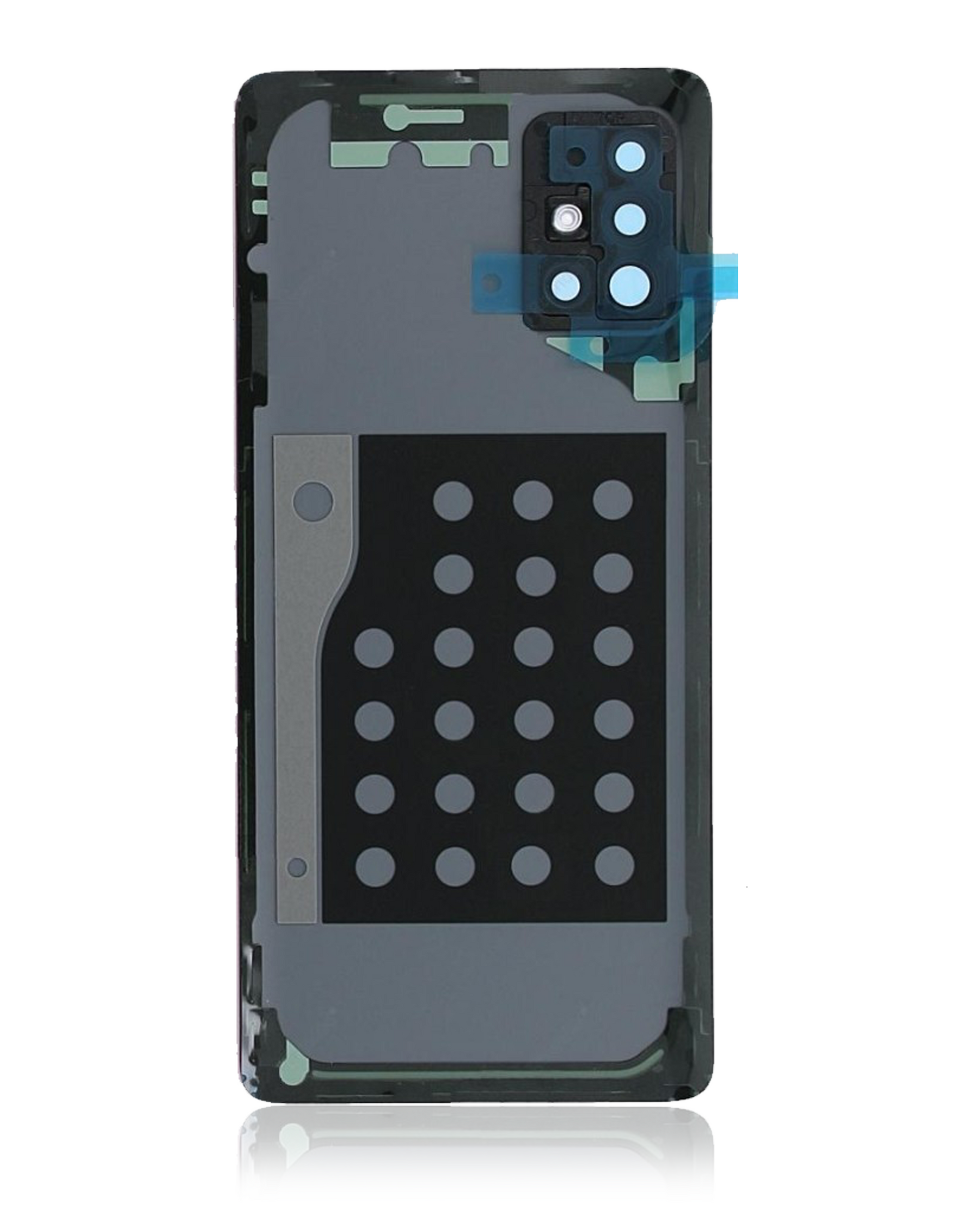 Replacement Back Cover Glass With Camera Lens Compatible Samsung Galaxy A51 5G by Macfactory.in(A516 / 2020) (Service Pack) (Prism Cube Black)
