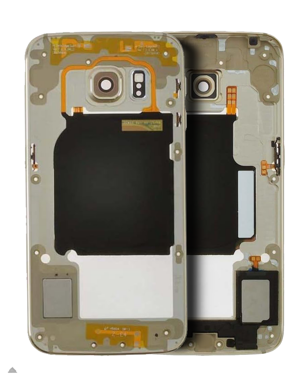 Replacement Mid-Frame Housing Compatible For Samsung Galaxy S6 Edge (Service Pack) (Gold Platinum)