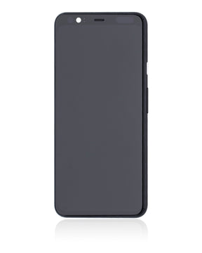 Replacement OLED Assembly With Frame Compatible For Google Pixel 4 XL (Refurbished) (Clearly White Power Button)