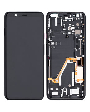 Replacement OLED Assembly With Frame Compatible For Google Pixel 4 XL (Refurbished) (Pink Power Button)