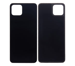 Back cover Glass Compatible For Google Pixel 4 Replacement (Just Black)