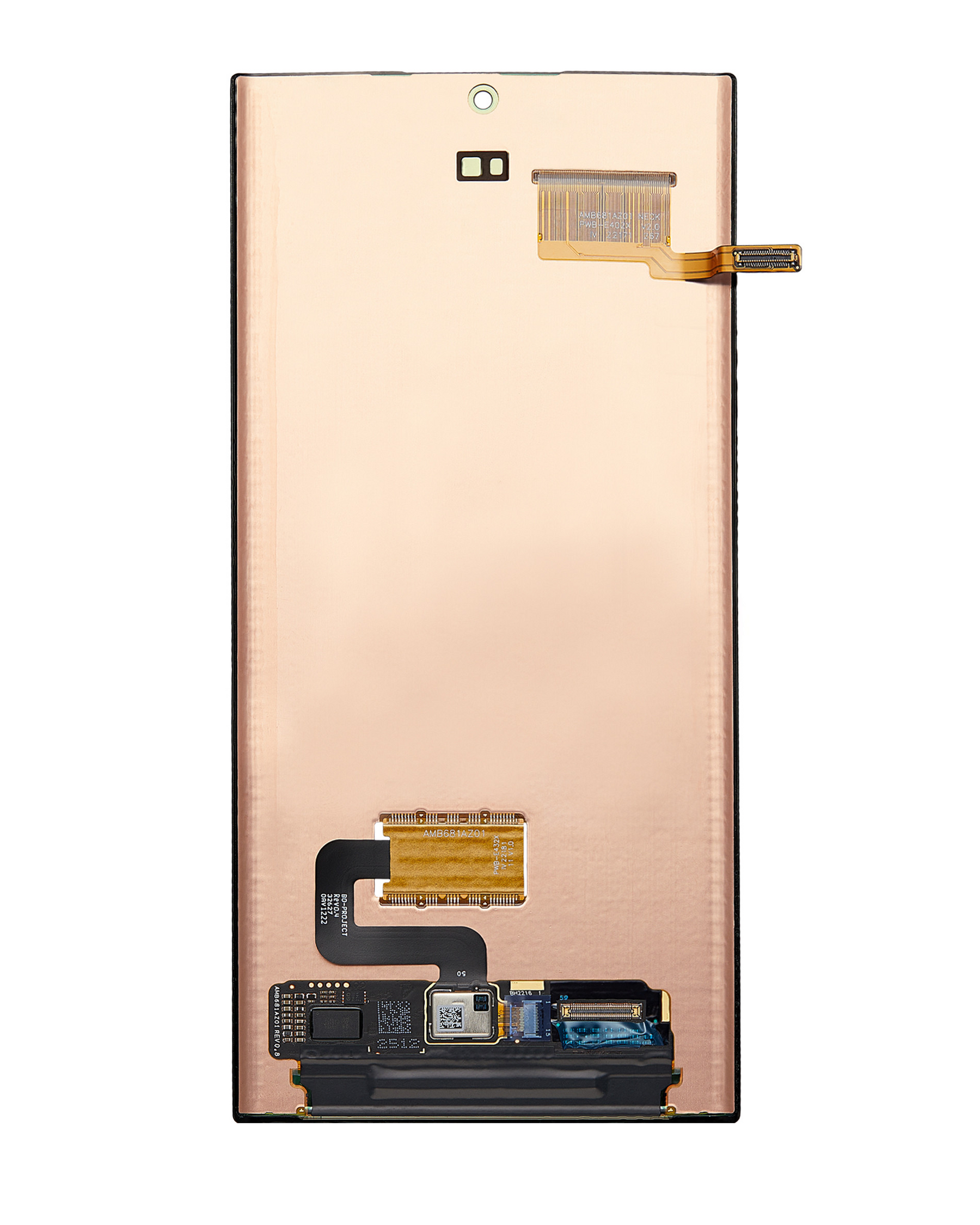 OLED Assembly Without Frame Compatible For Samsung Galaxy S22 Ultra 5G Replacement (Service Pack) (All Colors)