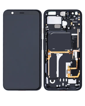 Replacement OLED Assembly With Frame Compatible For Google Pixel 4 (Refurbished) (Just Black Power Button)
