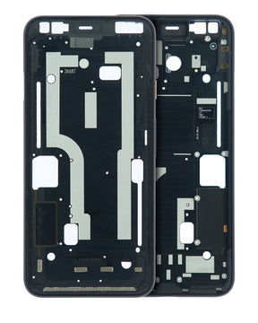 Mid-Frame Housing Compatible For Google Pixel 4 Replacement (Pink Power Button)