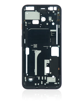 Mid-Frame Housing Compatible For Google Pixel 4 Replacement (Pink Power Button)