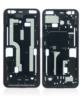 Mid-Frame Housing Compatible For Google Pixel 4 Replacement (Clearly White Power Button)