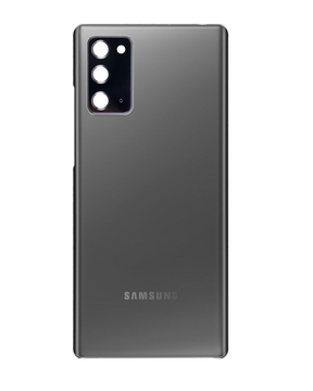 Replacement Back Cover Glass With Camera Lens Compatible For Samsung Galaxy Note 20 5G (Service Pack) (Mystic Gray)