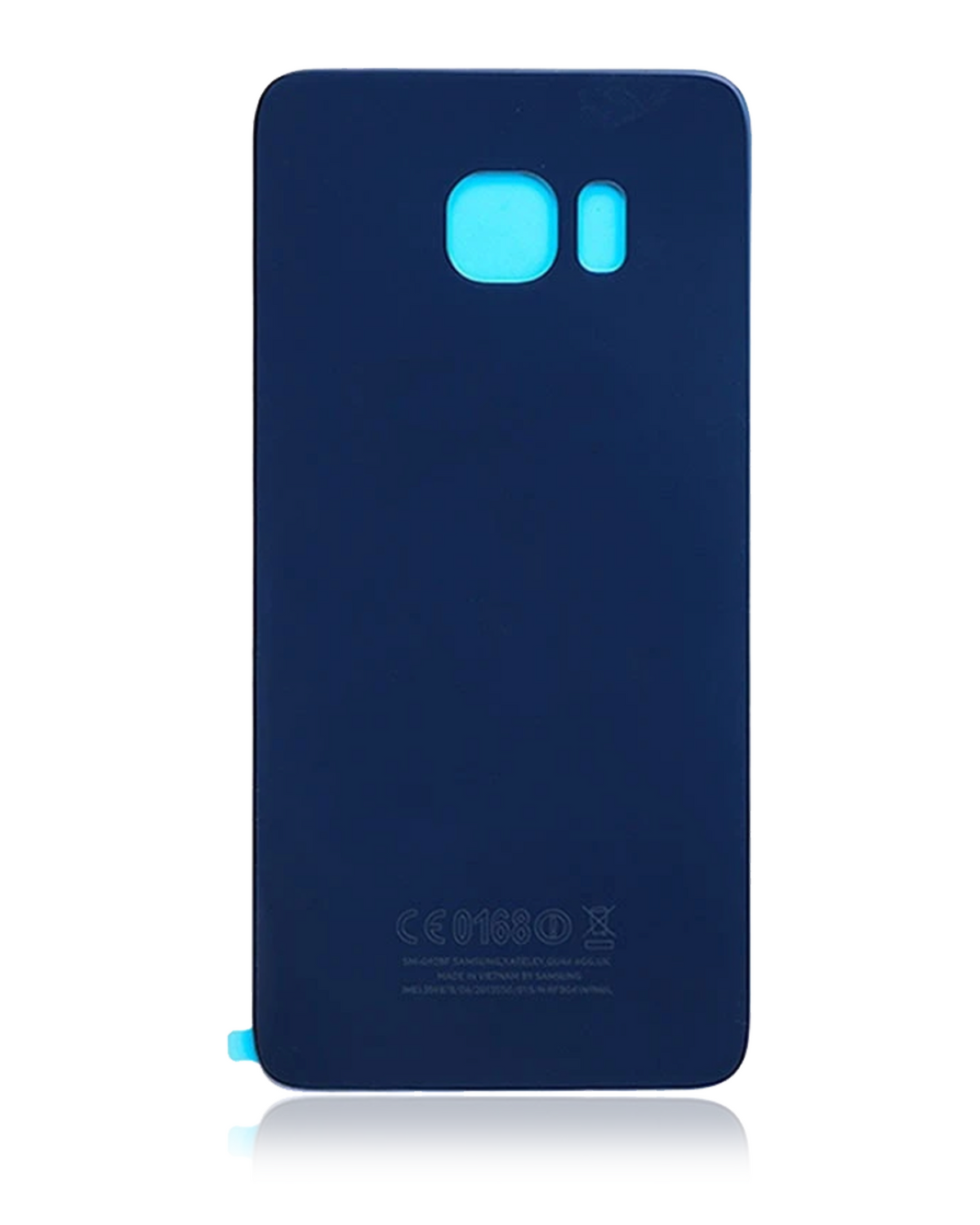 Replacement Back Cover Glass Compatible For Samsung Galaxy S6 Edge (Service Pack) (Black Sapphire)