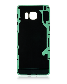 Replacement Back Cover Glass Compatible For Samsung Galaxy S6 Edge (Service Pack) (Black Sapphire)