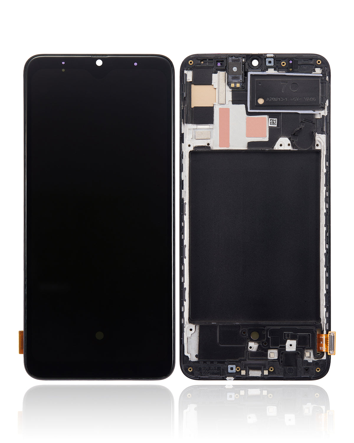 OLED Assembly With Frame Compatible For Samsung Galaxy A70 Replacement (A705 / 2019) (6.33") (Vemake) (All Colors)