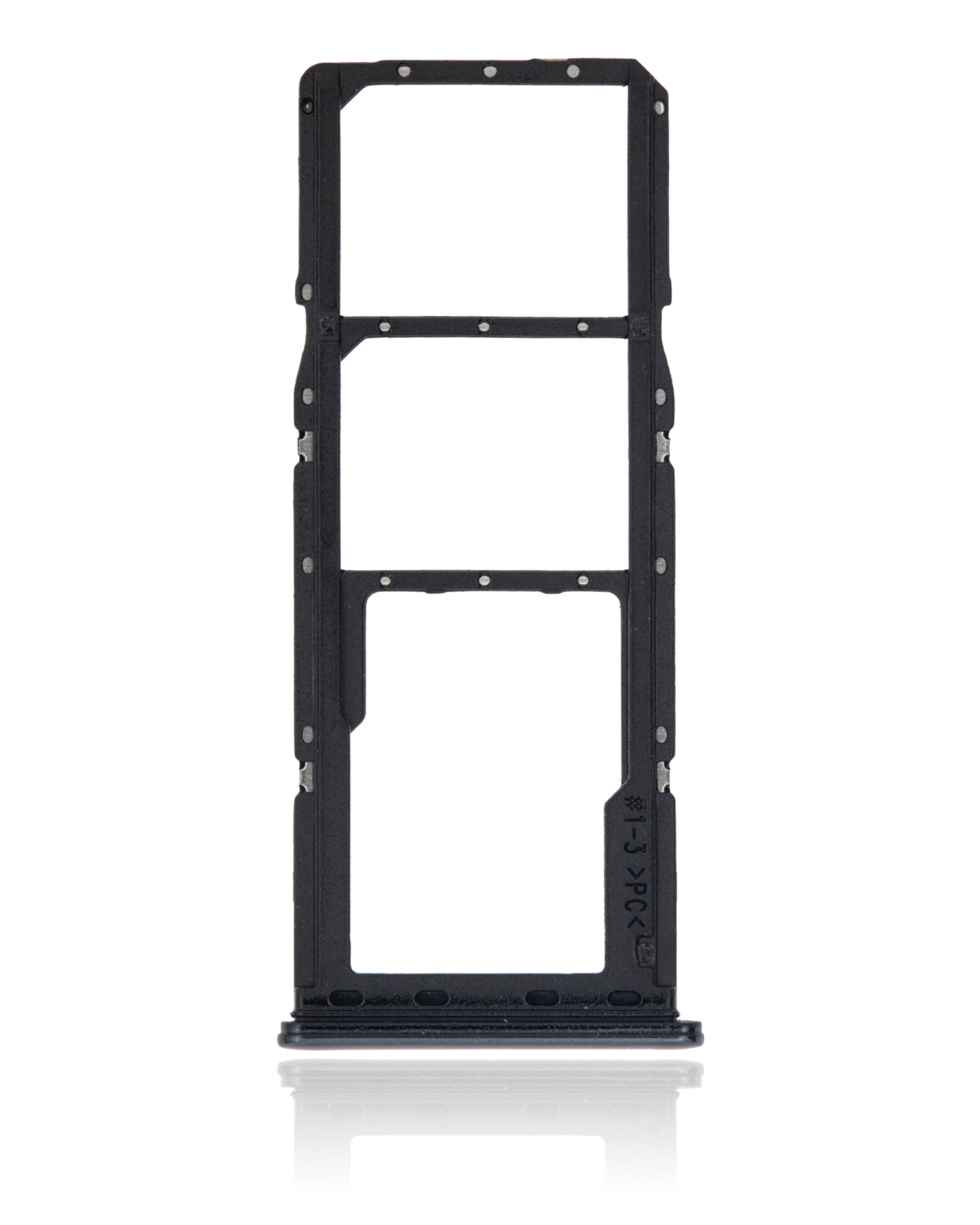 Replacement Dual Sim Card Tray Compatible For Samsung Galaxy A70 (A705 / 2019) (Black)