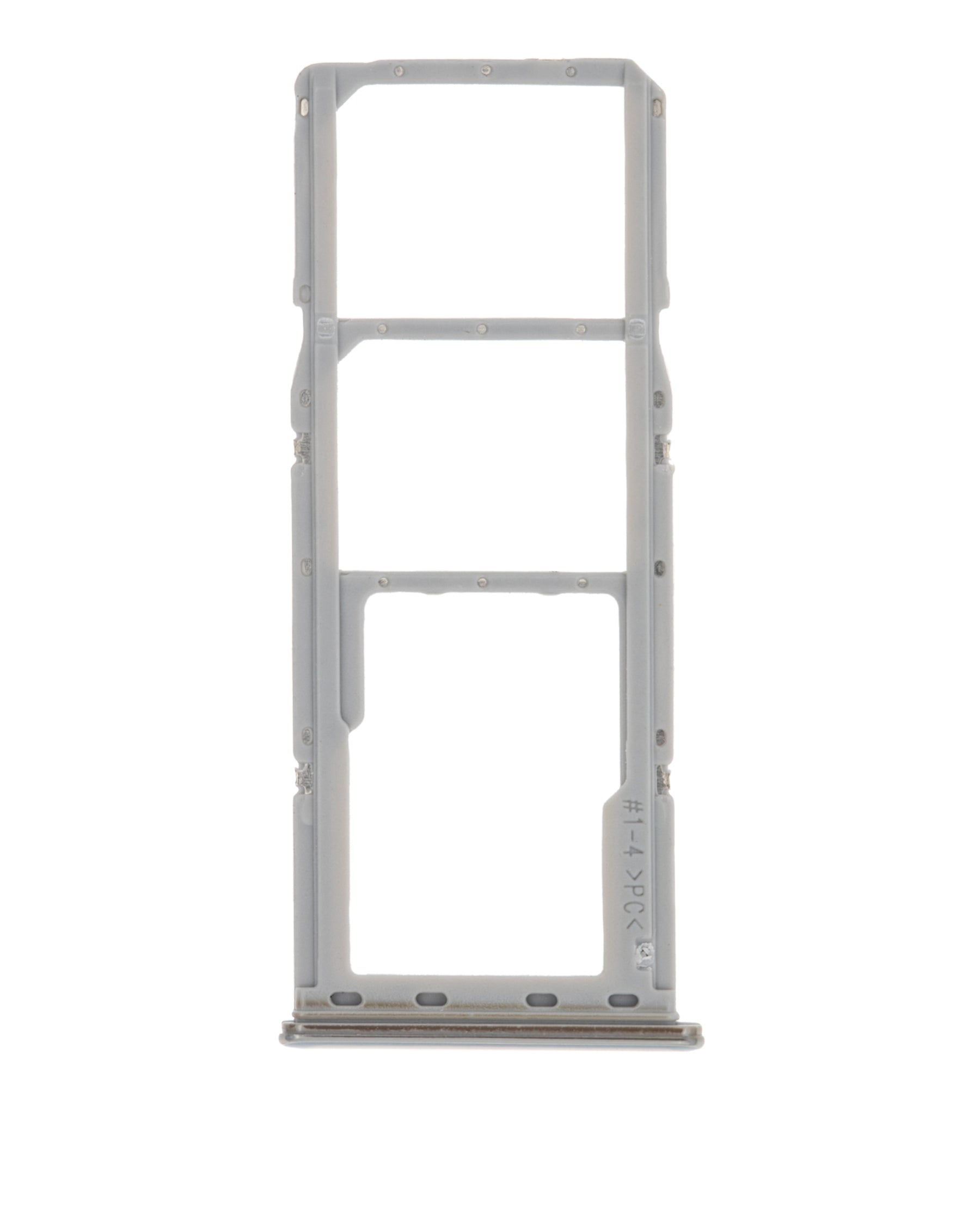 Dual Sim Card Tray Replacement Compatible For Samsung Galaxy A70 (A705 / 2019) (Silver)