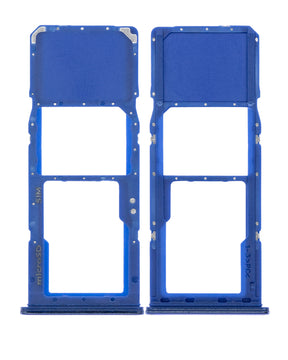 Single Sim Card Tray Replacement Compatible For Samsung Galaxy A70 (A705 / 2019) (Blue)