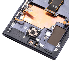 OLED Assembly With Frame Replacement  Compatible For Samsung Galaxy Note 10 Plus / 5G (Refurbished) (Aura Black)