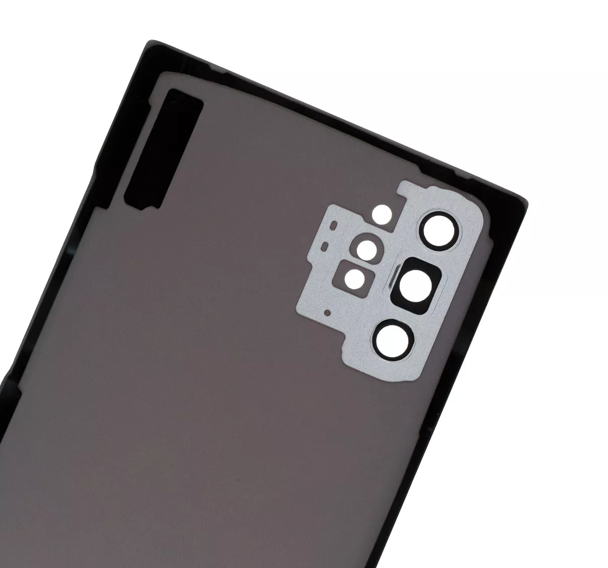 Replacement Back Cover Glass With Camera Lens Compatible For Samsung Galaxy Note 10 Plus / 5G (Service Pack) (Aura Glow / Silver)