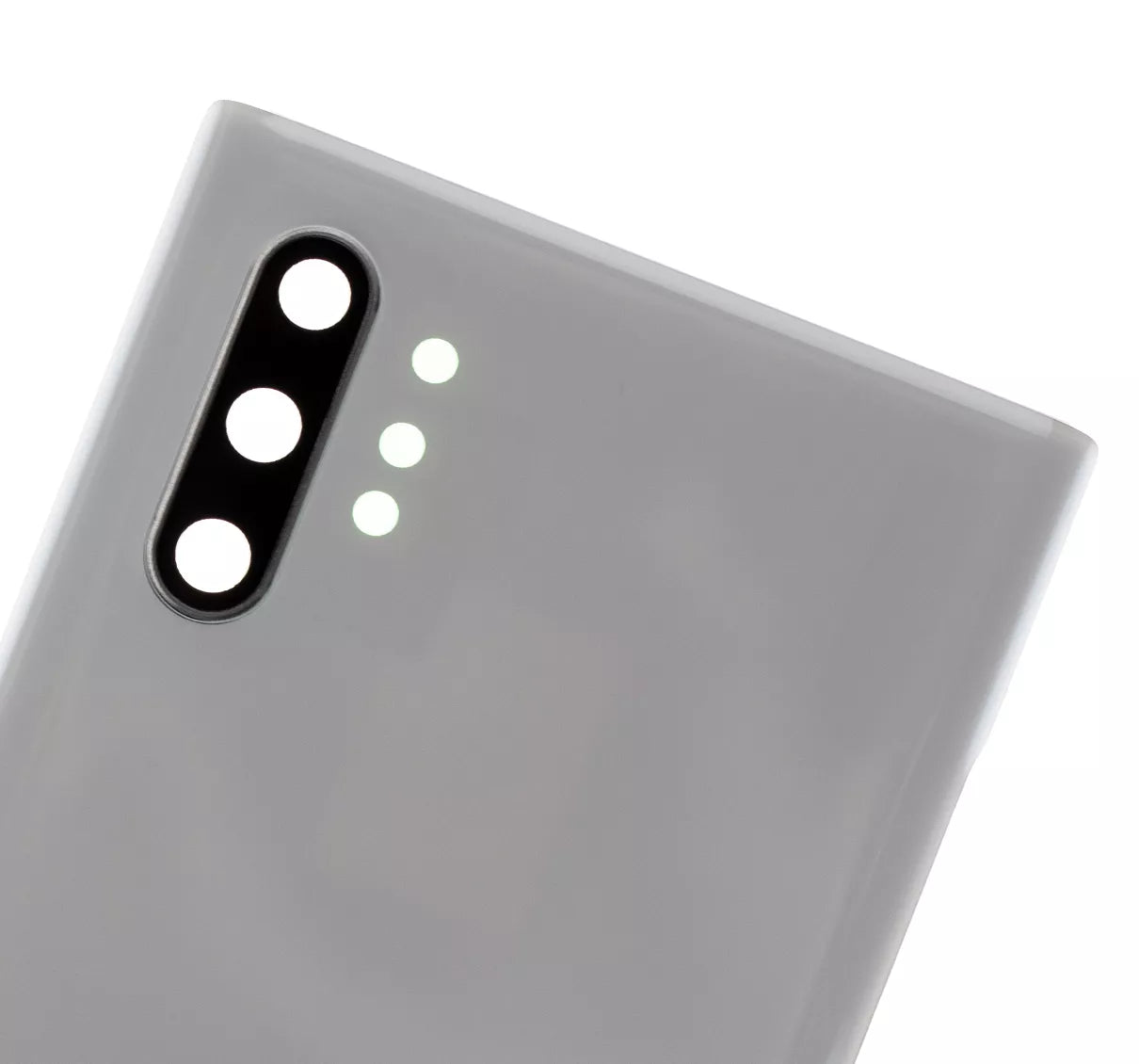 Replacement Back Cover Glass With Camera Lens Compatible For Samsung Galaxy Note 10 Plus / 5G (Service Pack) (Aura White)