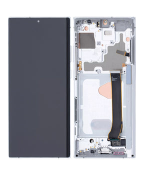 Replacement OLED Assembly With Frame Compatible For Samsung Galaxy Note 20 Ultra 5G (Service Pack) (Mystic White)