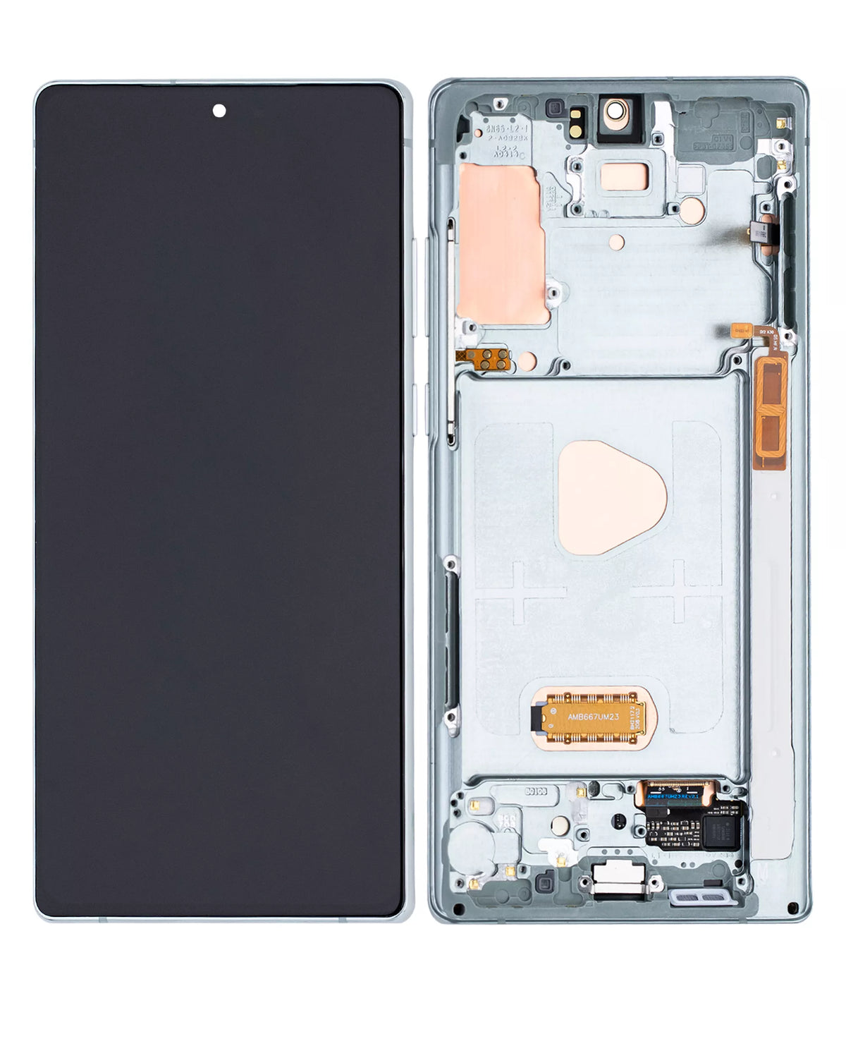 Replacement OLED Assembly With Frame Compatible For Samsung Galaxy Note 20 5G (Service Pack) (Mystic Green)