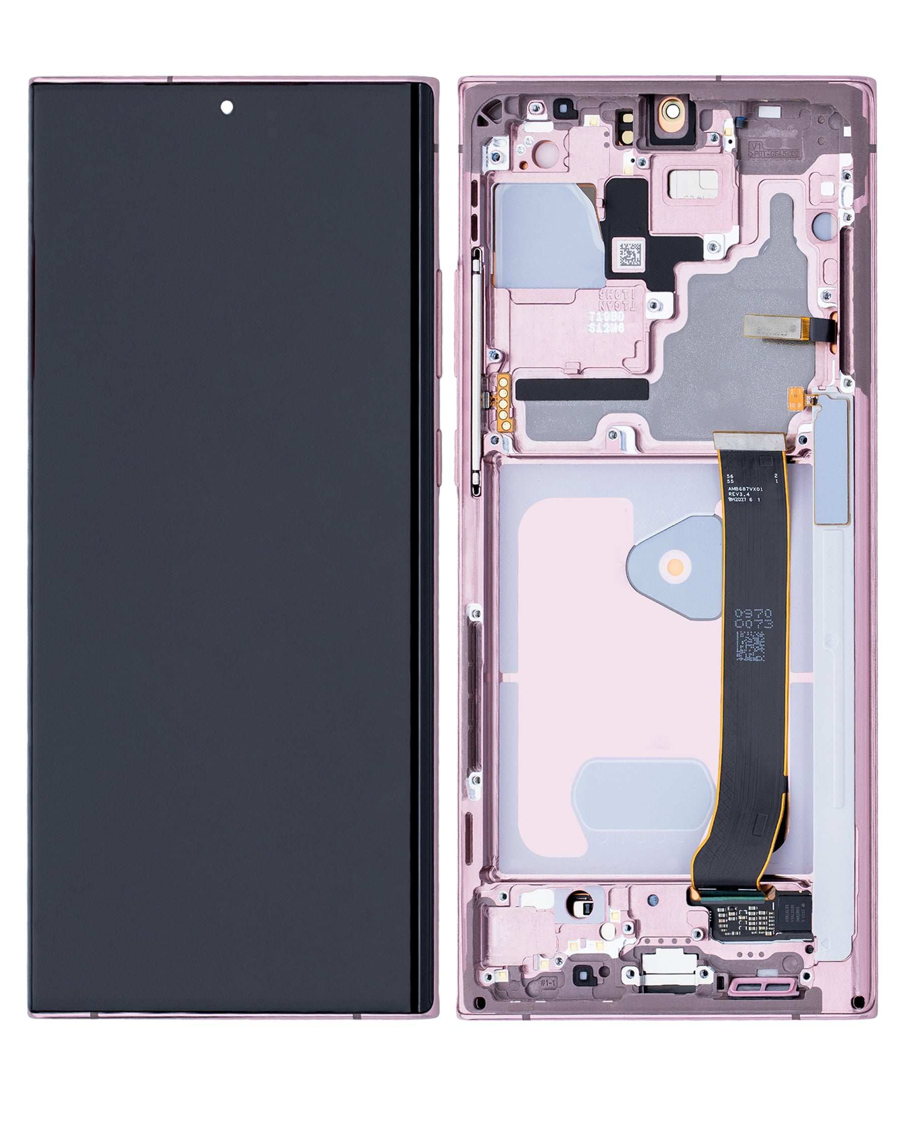 Replacement OLED Assembly With Frame Compatible For Samsung Galaxy Note 20 Ultra 5G (Service Pack) (Mystic Bronze)
