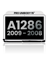 Complete LCD Display Assembly Compatible For MacBook Pro Unibody 15" (A1286 / Early 2009 / Late 2008) (Used OEM Pull: Grade B)