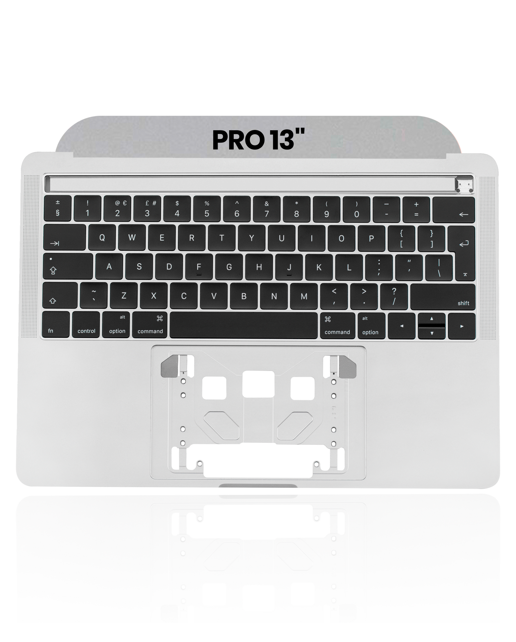 Top Case With Keyboard Compatible For MacBook Pro 13" (A1989 / Late 2018 / Early 2019) (UK Keyboard) (Used OEM Pull: Grade New) (Space Gray)