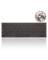 Keyboard W/ Backlight & Screws Compatible For MacBook Pro 13" (A1989 / Late 2018 / Early 2019) / Pro 15" Touch Bar (A1990 / Late 2018 / Early 2019) (US English)