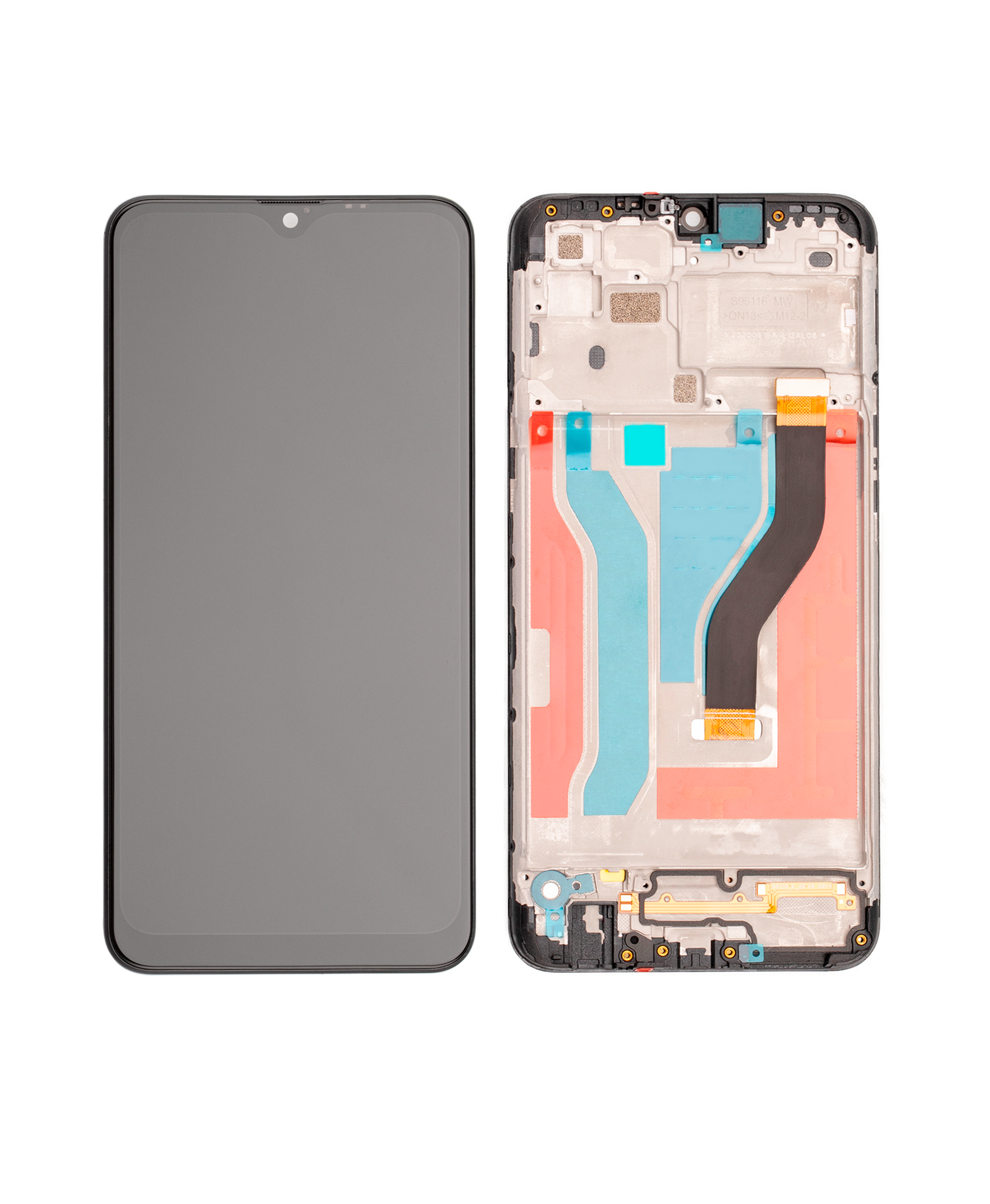 LCD Assembly With Frame Compatible For Samsung Galaxy A10s (A107 / 2019) (Vemake) (All Colors)