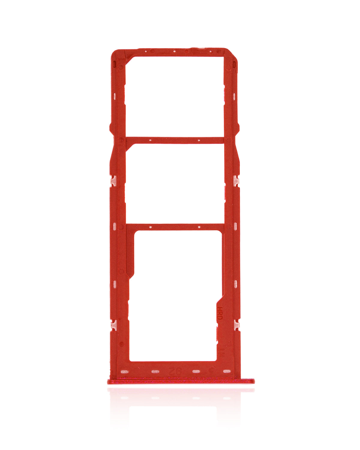 Dual Sim Card Tray Compatible For Samsung Galaxy A10s (A107 / 2019) / A20s (A207 / 2019) (Red)