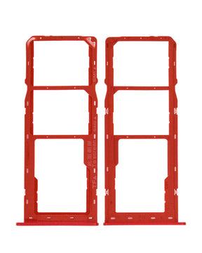 Dual Sim Card Tray Compatible For Samsung Galaxy A10s (A107 / 2019) / A20s (A207 / 2019) (Red)