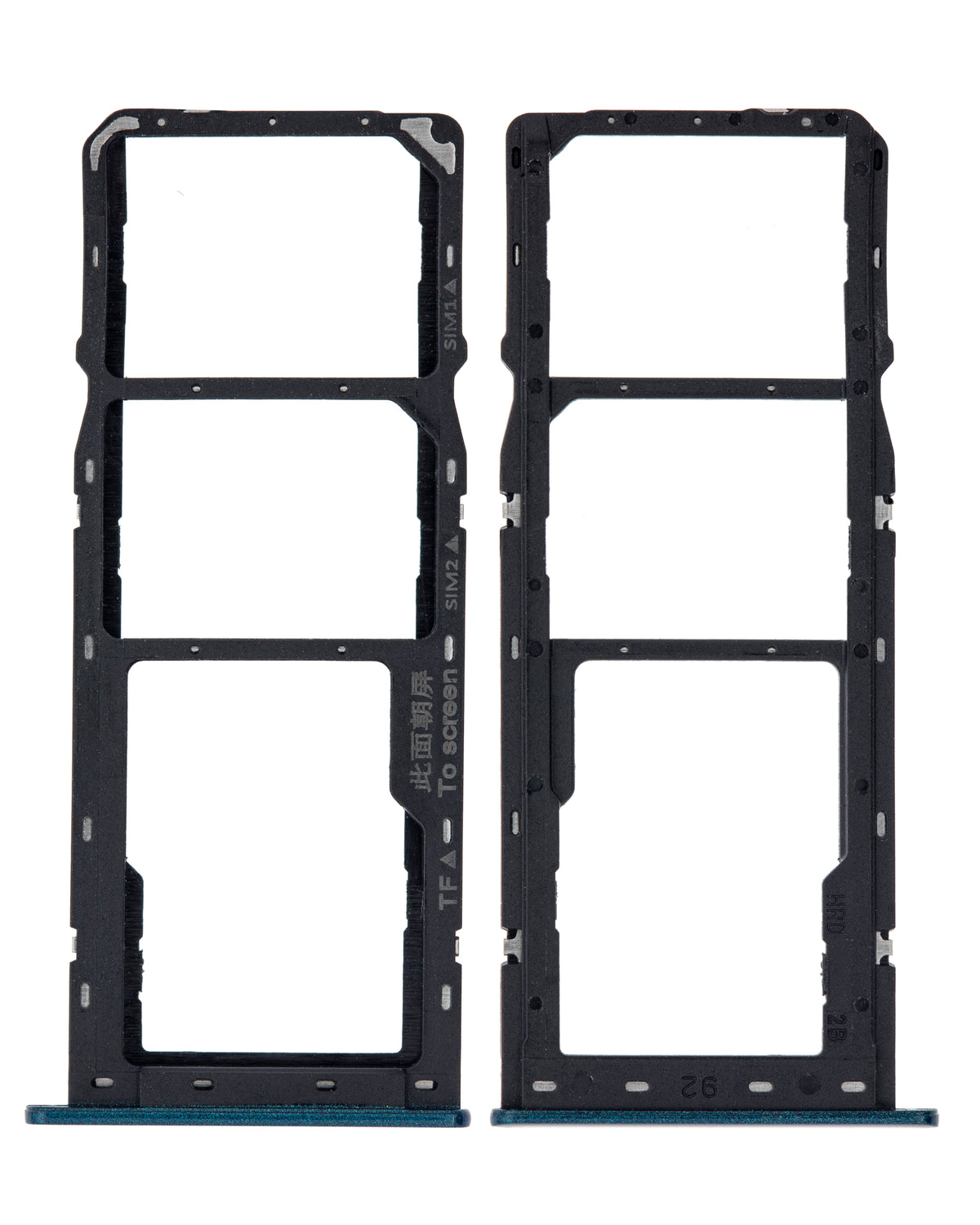 Dual Sim Card Tray Compatible For Samsung Galaxy A10s (A107 / 2019) / A20s (A207 / 2019) (Green)