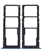 Dual Sim Card Tray Compatible For Samsung Galaxy A10s (A107 / 2019) / A20s (A207 / 2019) (Green)