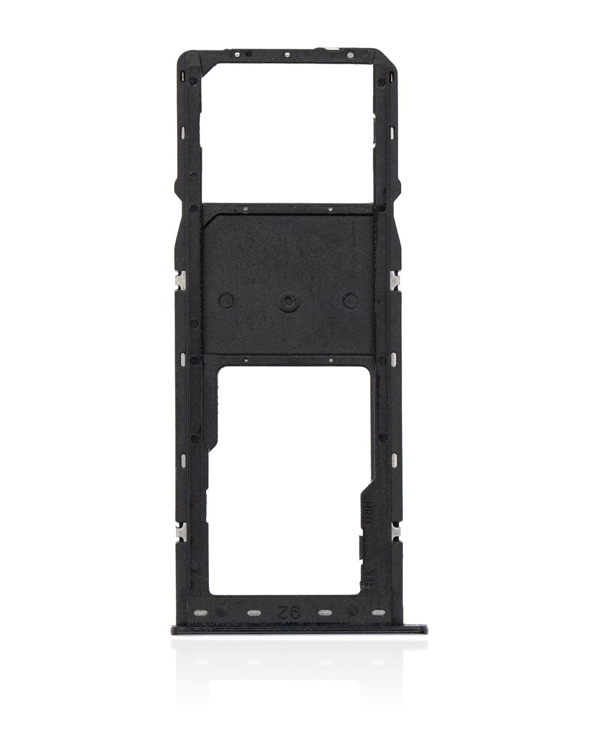 Single Sim Card Tray Compatible For Samsung Galaxy A10S (A107 / 2019) / A20S (A207 / 2019) (Black)