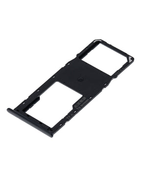 Single Sim Card Tray Compatible For Samsung Galaxy A10S (A107 / 2019) / A20S (A207 / 2019) (Black)