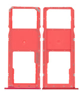 Single Sim Card Tray Compatible For Samsung Galaxy A10S (A107 / 2019) / A20S (A207 / 2019) (Red)